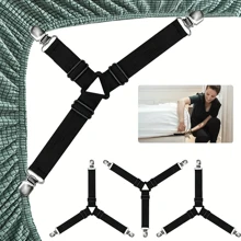 4pcs Sheet Holder Strap Sheet Holder Sheet Holder Buckle - Adjustable Elastic Sheet Holder For Wrinkled Sheets