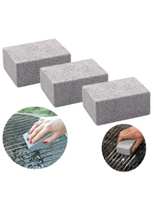 1/3/5PCS Heavy-Duty Grill Brush Set - Multi-Pack BBQ Scrubber For Grill Grates, Rust Removal & Camping Use With Durable Pumice Stone Cleaner Block
