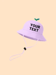 Personalized Children's Hats, Customized Name Bucket Hats, Suitable For Camping, Vacation, Travel, And Providing Sun Protection. Adorable Cartoon Hats. - W120 Bucket Hat - View 8
