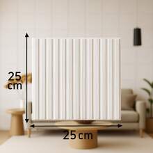 Kit 100 3D Wall Covering Panels 25x25 Cm - 裡帕多 - 查看 8