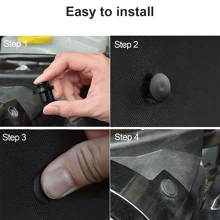 500Pcs Car Trim Body Fastener Rivet Retainer Door Panel Bumper Plastic Clips Kit