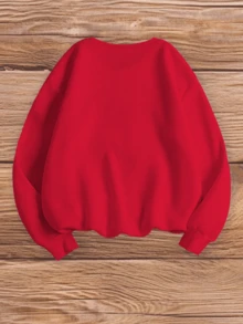 Graduation SENIOR Class Of 2026 Women's Fashion Sweatshirts - Red - View 2