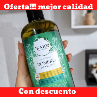 KARY BOTANICALS – SHAMPOO DE ROMERO 100% NATURAL CON RAMAS VISIBLES ✨ ¡Adiós Rapunzel… llegó algo MEJOR! ✨ | CLAVO DE OLOR, CANELA Y ACEITES ESENCIALES | SIN SULFATOS, HIDRATACIÓN PROFUNDA Y NUTRICIÓN CON OMEGA 6 Y 8 | CON VITAMINA A, B, C, HIERRO, CALCIO Y MÁS | SHAMPOO ANTICAÍDA, FORTALECEDOR Y ESTIMULANTE DEL CRECIMIENTO | FORMULADO CON HIDROLATO DE ROMERO Y ACEITE ESENCIAL DE LAVANDA ‍♀️ PRODUCTO ARTESANAL PREMIUM PARA EL CUIDADO CAPILAR