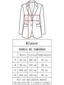 Beira Fashion Women's Blazer With Lining 2 Button Casual Elegant Social Coat Collection Great Fabric New Imported Simple Valentine's Day - 白色 - 查看 3