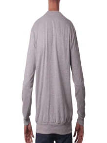 Men's Round Neck Sweatshirt + Sports Gym Pants Kit Set Promotion - 灰色 - 查看 2