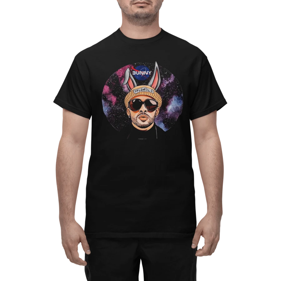 Playera Badbunny DTMF Hombre CNM33 DEBI TIRAR MAS FOTOS BENITO CONEJO MALO - Negro - Ver 1