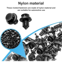 500Pcs Car Trim Body Fastener Rivet Retainer Door Panel Bumper Plastic Clips Kit