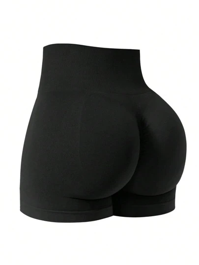 NcmRyu 1 st sömlösa elastiska yogashorts för kvinnor, vår/sommar