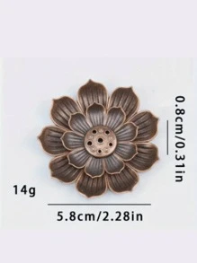 Quemador de incienso colgante con base, quemador de incienso en varitas de aromaterapia, ornamentos de madera de estilo zen para interiores del hogar (sin incluir incienso)