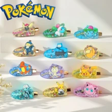 pocket monsters Two Pieces Set Of Pokemon Hair Clips With A Straight Clip And Edge Clip, Suitable For Makeup, Outdoor, And Home Use Claw Clips Hair Claws Hair Barrettes, School Stuff - CSO0742 - View 5