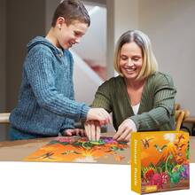 100pcs Animal Theme Jigsaw Puzzle, Educational Learning Puzzle Game, Preschool Toy, Birthday & Christmas Gift