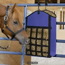 1pc Oxford Cloth Durable Hay Bag, Large Capacity Horse Feeding Bag, Portable Dried Grass Storage Bag