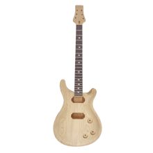 Gitarrenbausatz 22 Bünde Mahagoni Gutiar Hals Gitarre Korpus Ahorn Decke Hardware