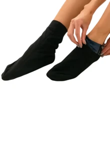 1pair, Foot Protection And Sweating Gloves Made Of PU For Sports And Sweating, Suitable For Use In Saunas, Sports And Fitness, With A Heat Accumulating Coating For Sweating, Suitable For Home Use Gym Gym Accessories - Multicolor - View 3