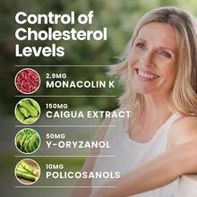 Red Yeast Rice Cholesterol, Cholesterol Supplements With CoQ10, 90 Tablets Red Yeast Rice - Others - View 5