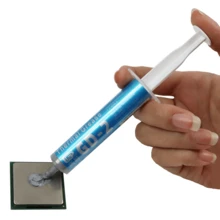 GD-2 High-Performance Thermal Paste, 3g Gray Syringe - 7.5W/M-K Thermal Conductivity, Low Oil Content, Thermal Dissipation Enhancement Compound (1 Piece)