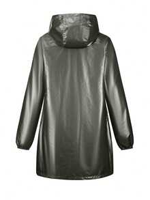 Risissida Women Casual Hooded Jacket With Pockets, Lightweight Long Style, Suitable For Spring And Winter Daily Wear - Green - View 9