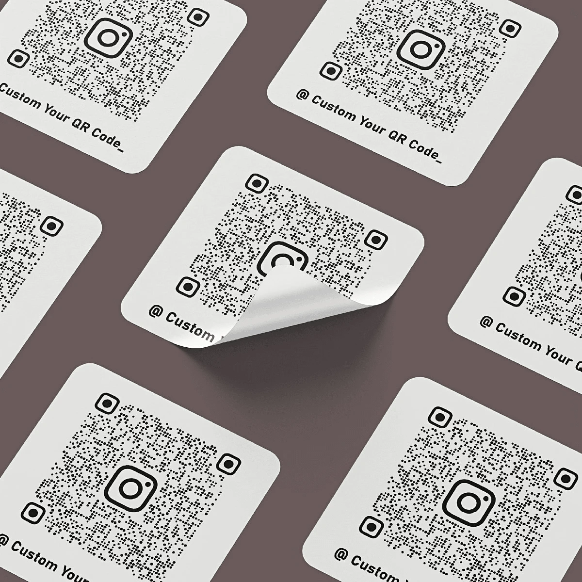 96 de autocolante personalizate cu coduri QR PET albe, imprimate personalizat, pătrate de 4,4 cm, cu spate adeziv, pentru logo-uri de afaceri, text personalizat, link-uri de social media, etichete de produse, rechizite școlare, pentru întoarcerea la școală - Autoadeziv - Vizualizare 1