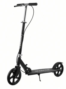1 pieza Scooter plegable, Manubrios ajustables en altura, Apto para adultos y adolescentes, para uso exterior - Multicolor - Ver 3