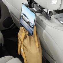 OHLPRO Car Headrest Tablet Holder, Adjustable Tablet Car Mount For Back Seat, For 6-11" Device Like IPad Pro, Air, Mini, Galaxy, Fire, Black Compatible With IPhone, Android Phone, Gift For Birthday, Family, Friends Car Accessories, Car Phone Holder - Black - View 3