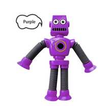 1 件装吸盘机器人可变形可扩展儿童卡通创意益智挤压玩具（部分颜色随机） - 彩色 - 查看 7