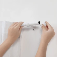 Curtain Rod Kit 2.00 Meters 19mm - Various Colors - White - View 6