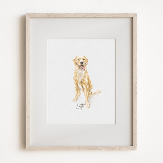 Mini Custom Watercolor Pet Portrait, Dog Portraits From Photos,Dog Portraits From Photos, Pet Painting, Custom Tiny Paintings, Miniature