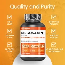 Vitastrong Glucosamine Chondroitin With MSM, Glucosamine Complex MSM Supplement, Bones, Joints, Cartilage, Premium Quality - Others - View 6