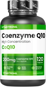 Vitastrong Coenzyme Q10 200 Mg High Dosage – 120 Premium Quality Capsules, 1 Per Day For 4 Months, Gluten And GMO Free, Made In Italy - Others - View 1