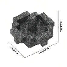 创意像素磁性积木套装，磁性立方体玩具，用于构建场景，STEM 感官游戏，构建磁性世界，益智积木玩具，适合 3 岁以上男孩和女孩，生日、节日礼物（款式随机搭配） - 彩色 - 查看 8