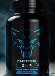 Vitastrong ZMA High Dose Supplement – Zinc, Magnesium Citrate And Vitamin B6, 120 Capsules For Energy Metabolism And Reduction Of Tiredness And Fatigue - Others - View 3