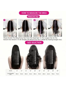 WALSDI Highlight 8-36Inch 13x6 4*4 5*5 13x4 Ear To Ear Body Wave Lace Front Wigs Human Blended Hair 200% HD Transparent Frontal Glueless Air Wigs Pre Cut Lace High Temperature Resistant Fiber Synthetic Blended Wig With Baby Hair For Women High Density Brazilian Virgin Human Blended Hair Wig - S4/27 - View 11