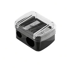 8/4/2pcs Makeup Pencil Sharpener, Lip Liner Pencil Sharpener, Eyebrow Pencil, Eyeliner Pencil Makeup Tool Sharpener, Eyeliner Pencil Sharpener, Double Hole Design, Excellent Material,Big & Small Hole Design, Easy To Use,Portable, Wide Application, Suitable For Beauty Salons, Nail Salons