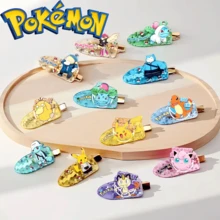 pocket monsters Two Pieces Set Of Pokemon Hair Clips With A Straight Clip And Edge Clip, Suitable For Makeup, Outdoor, And Home Use Claw Clips Hair Claws Hair Barrettes, School Stuff - CSO0742 - View 2