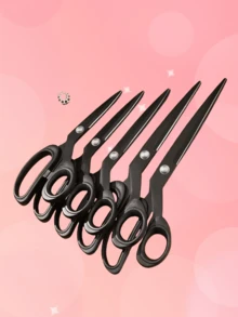 1 件 8-12 英寸盒装缝纫/布料剪刀，家用手动不锈钢高温发黑工艺