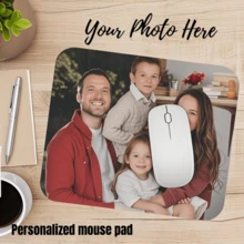 Customized Photo Mouse Pad/Personalized Desk Mat, Extra Large Gaming Mouse Pad, Customized Office Desk Accessories, Perfect Christmas & Graduation Gift, Essential For Back To School, Fashion, Colorful, Cute, Minimalist, Kawaii, Unique Personalized Gift - Multicolor - View 1