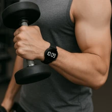 Digital Sports Watch With Silicone Strap For Kids Adults Girls Boys Men Women - 紅色 - 查看 4