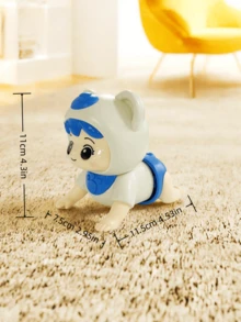 1个音乐婴儿爬行娃娃，适合10个月以上的宝宝 - 学习爬行指导、抬头训练、早期教育、边唱边爬、爬行引导攀爬音乐娃娃，儿童节礼物