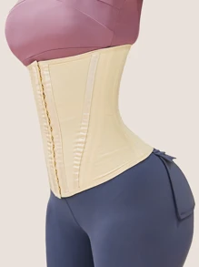 Nouveaux produits sur le marché Gaine de sport avec fermeture éclair Ceinture en plastique Femme Shapewear de scellement de taille