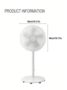 1 pieza Funda de 18 pulgadas para ventilador, funda protectora antipolvo para ventilador de media envoltura blanca para uso doméstico, impermeable, a prueba de humedad, a prueba de polvo, fácil de poner y quitar, lavable y reutilizable, manteniendo el ventilador limpio para escuela, oficina, hogar, viajes, lavable, reutilizable, bolsa, organizador, almacenamiento, regalo de Navidad