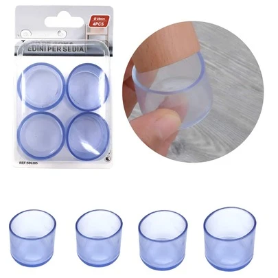 Set De 4 Protectores De Goma Antideslizante Para Patas De Muebles - Evita Raspaduras Y Rayones - Tapones Para Pies De Silla - Protectores Para Patas De Mesa - Accesorios Para Muebles. Hecho De Material De Alta Calidad, Duradero y Práctico De Usar Mantenga La Calma: Evite Que La Mesa y Las Sillas Hagan Ruido. Proteja El Suelo: Evite Arañazos En El Piso Al Mover Muebles. Versátil: No Solo Puede Ayudar a Reducir El Ruido, Sino Que También Se Puede Utilizar Para Equilibrar Mesas y Sillas Irregulares. Antideslizante: No Se Cae Fácilmente, Resistente Al Desgaste y Suave.