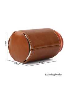 Personalized Leather Fist Bump Beer/Cocktail Bottle Cooler, Father's Day Gift, Family Name, Kids' Names, Groomsman Gift, Family Gift, Dad's Birthday Gift, Personalized Gift For Dad, Grandpa (No Bottle Included) - Multicolor - View 5