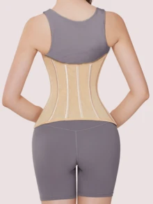 Slimming Control Women Underwear Tummy Control Shapewear Waist Cincher - Apricot - View 5