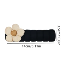 1/2PCS Small Floral Design Door Knob Cover, Black Color, Protects Wall And Door Locks From Damage, Anti-Static, Warmth-Keeping - Multicolor - View 6