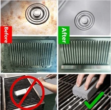 1/3/5PCS Heavy-Duty Grill Brush Set - Multi-Pack BBQ Scrubber For Grill Grates, Rust Removal & Camping Use With Durable Pumice Stone Cleaner Block