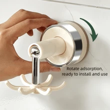 Octopus Suction Cup Rotatable Hooks - Unique Minimalist Design, Suitable For Kitchen, Bathroom, Closet, Living Room, Bedroom. Organize Home, Say Goodbye To Clutter