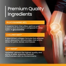 Vitastrong Glucosamine Chondroitin With MSM, Glucosamine Complex MSM Supplement, Bones, Joints, Cartilage, Premium Quality - Others - View 4
