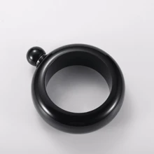 1pc Bracelet Wine Bottle Hidden Portable Wine Bottle, 3.5 Oz/100ml Stainless Steel Bangle Bottle For Wedding, Bridesmaid, Birthday, Bridal Shower, St, Patrick Party Gift, Ladies Wrist Jewelry Camping Bar Equipment