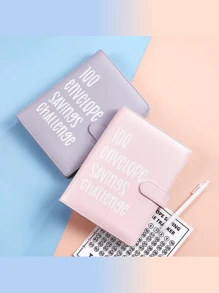 1pc 100 Day Savings Challenge Coin Envelope Budget Organizer, Storage Goal Planner, Savings Progress Tracker, And Durable, Reusable, Binder Storage Bag, Effective Budget Cash Spending System, Start The New Semester Savings Challenge, Exquisite Back-To-School Season Gift, Back-To-School Season Gift, Help To Develop A Stable Savings Habit, Suitable For Students And Office Workers, A Must-Have For The Back-To-School Season.