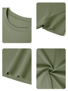 SALTY SOUL Damen Frühling/Sommer Neuer Strandresort Kokosnussbaum Sonnen Muster Tägliches Lässig Rundhals Kurzarm T-Shirt Modisch, Ihr täglicher Urlaubsbegleiter. Urlaub Damen Grafik T-Shirts